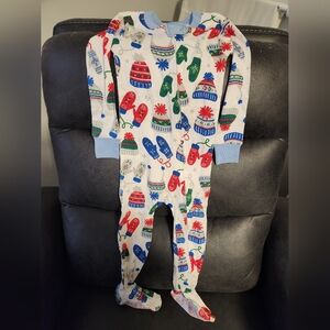 HONEST Baby Winter Festive Kids One Piece Pajamas